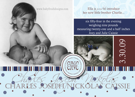 birth announcement
